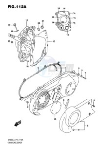 UH200 BURGMAN EU drawing CRANKCASE COVER