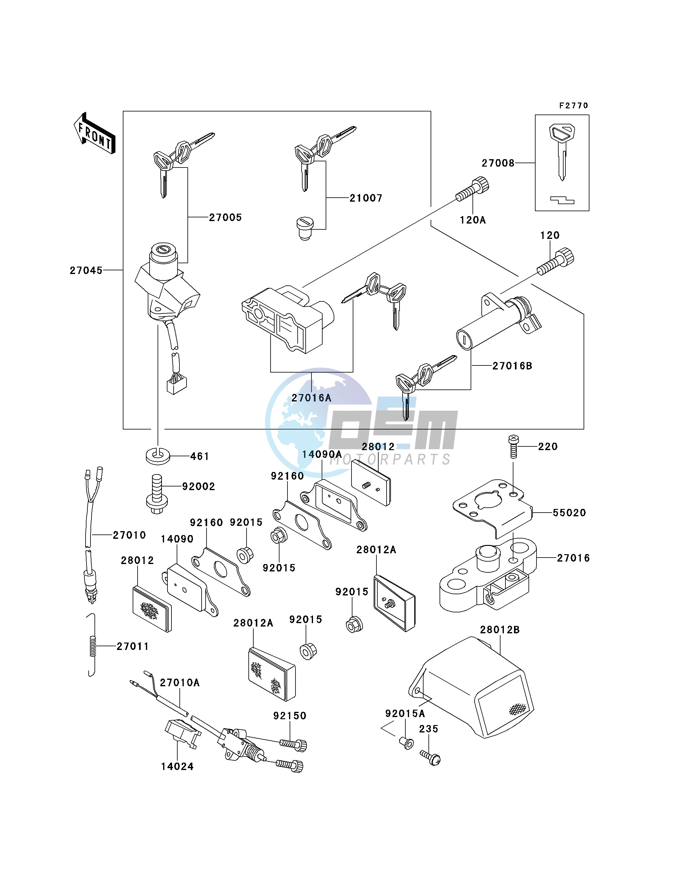 IGNITION SWITCH_LOCKS_REFLECTORS