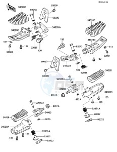 ZL 900 A [ELIMINATOR] (A1-A2) [ELIMINATOR] drawing FOOTRESTS