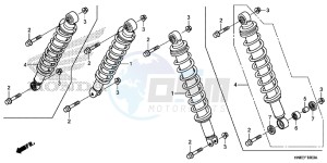 TRX680FAG Wave 110 - AFS110 UK - (E) drawing FRONT CUSHION