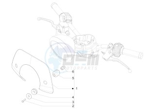 LXV 150 4T 3V IE NOABS E3 (APAC) drawing Windshield - Glass