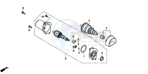 SFX50 drawing STARTING MOTOR