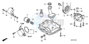 CB1000R9 UK - (E / MPH) drawing OIL PAN/OIL PUMP