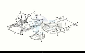 SYMPHONY ST 50 (XL05W1-NL) (E5) (M1) drawing FLOOR PANEL - CENTER COVER