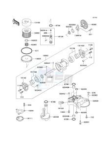 ZG 1000 A [CONCOURS] (A20) A20 drawing OIL PUMP_OIL FILTER