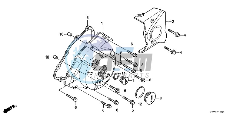 LEFT CRANKCASE COVER