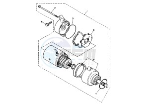 XV VIRAGO 1100 drawing STARTING MOTOR