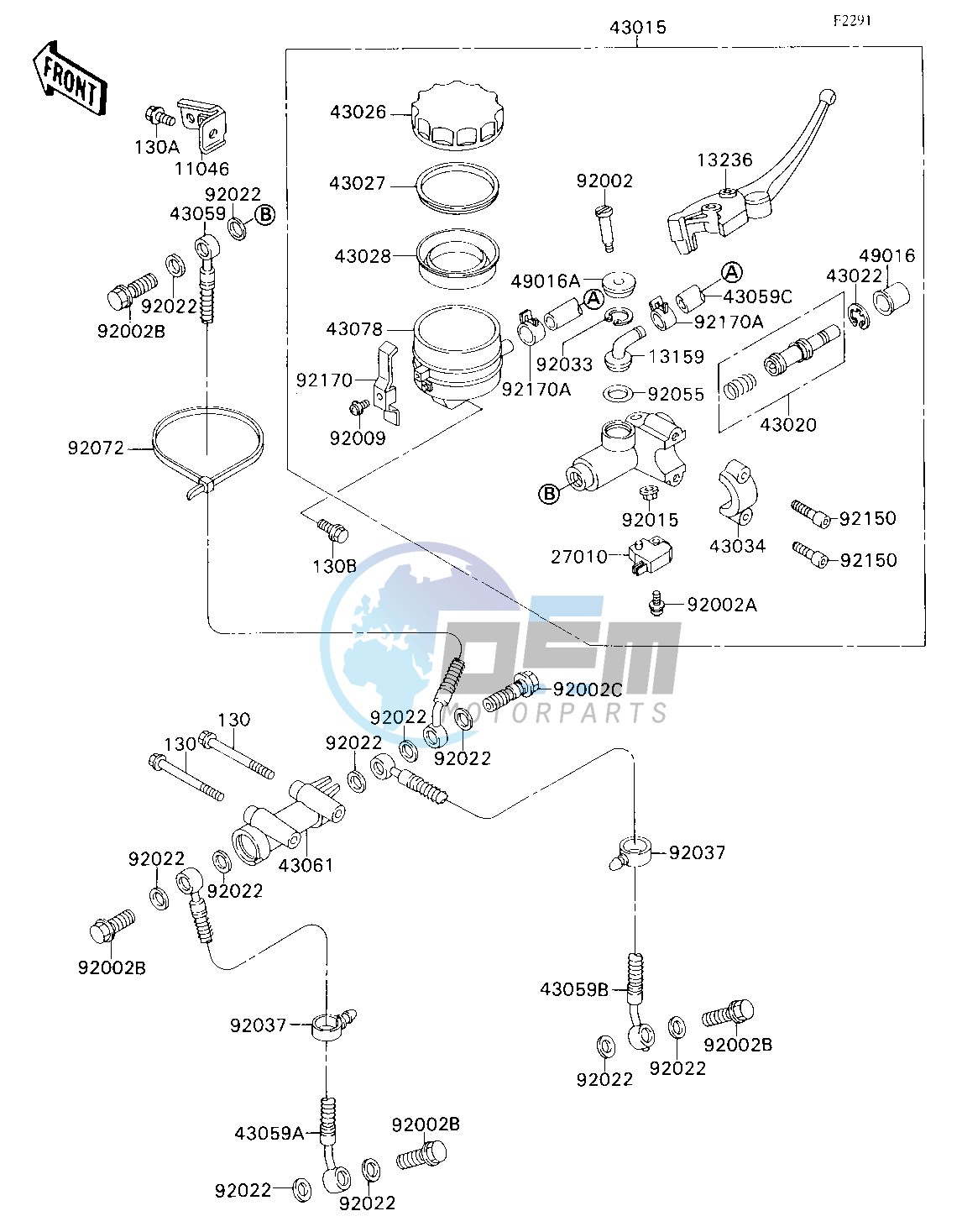 FRONT MASTER CYLINDER