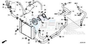 NSS300D Forza - NSS300D UK - (E) drawing RADIATOR