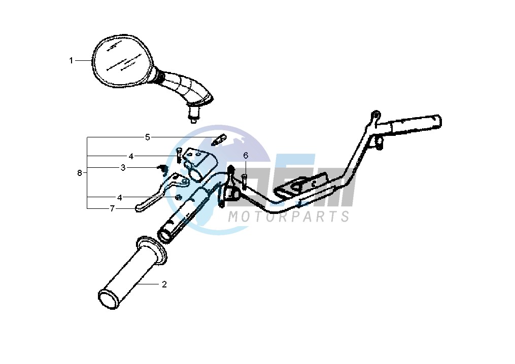 Rear brake control