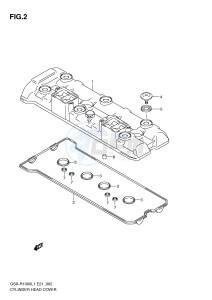 GSX-R1000 (E21) drawing CYLINDER HEAD COVER