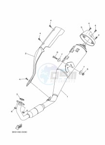 YZF125-A YZF-R125 (B5G2) drawing EXHAUST