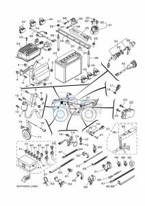 YFM700FWAD YFM7NGPLK (B4FR) drawing ELECTRICAL 1