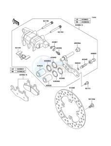 KVF750_4X4 KVF750DBF EU GB drawing Front Brake