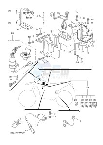 WR125X (22B8 22B8 22B8) drawing ELECTRICAL 1