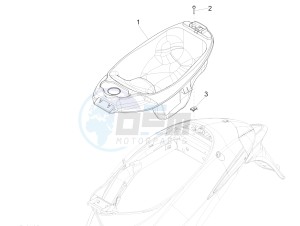 Liberty 150 4t 3v ie lem drawing Helmet box - Undersaddle