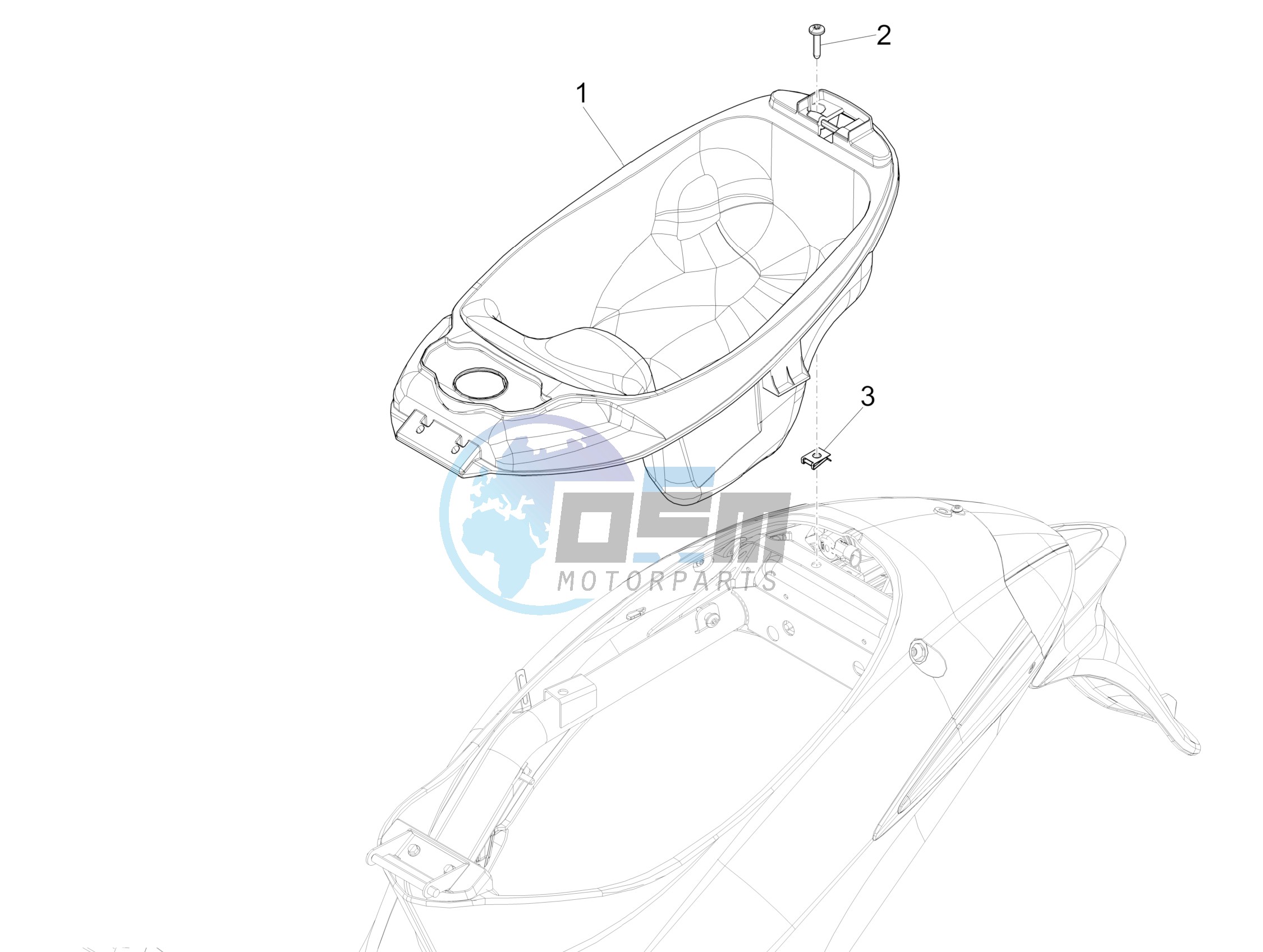 Helmet box - Undersaddle