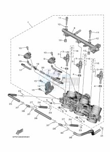 TRACER 9 MTT890 (B5U9) drawing INTAKE