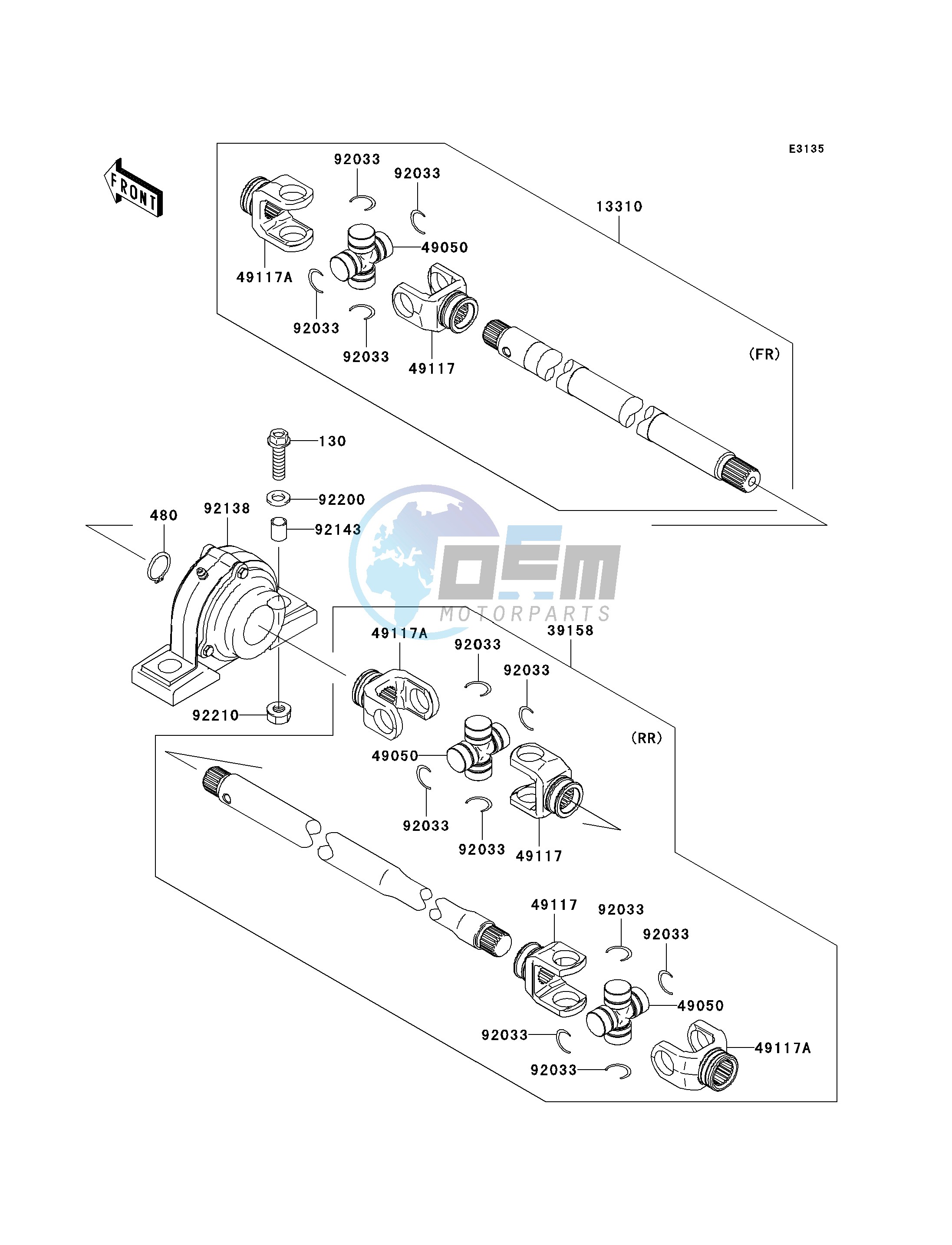 DRIVE SHAFT-PROPELLER