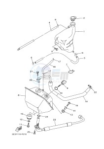 YFM700R YFM70RSXJ RAPTOR 700R (2LSH) drawing OIL TANK