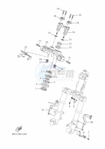 XTZ690D-B TENERE 700 (BEH4) drawing STEERING