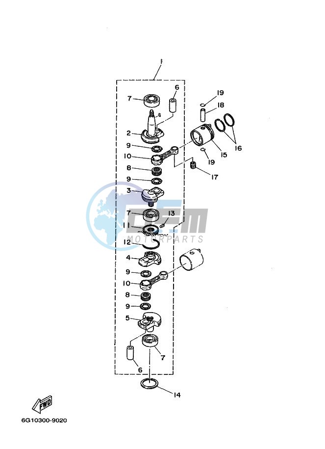 CRANKSHAFT--PISTON