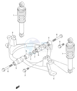 LT-Z50Z drawing SUSPENSION ARM