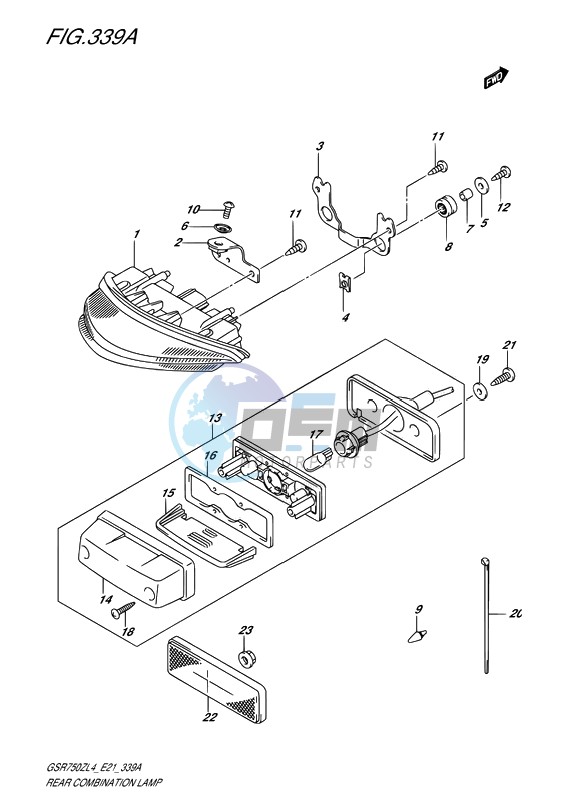 REAR COMBINATION LAMP