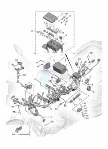 TRACER 9 MTT890 (B5UE) drawing ELECTRICAL 1