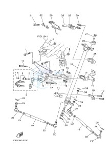 YFM350R YFM350RD RAPTOR 350 (10PA) drawing STEERING