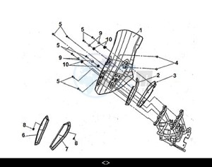 JOYRIDE 300 16" (LJ30W4-EU) (M3) drawing WIND SCREEN