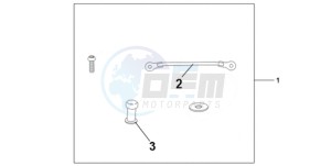 CBR1000RAA Europe Direct - (ED / ABS) drawing TANK BAG ATT KIT