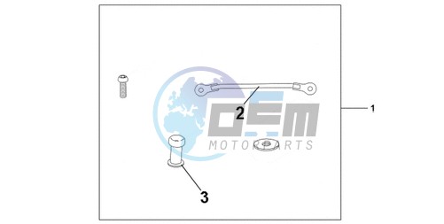 TANK BAG ATT KIT