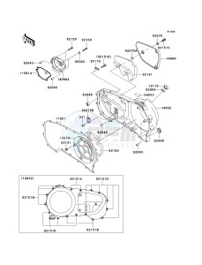 VN 1500 N [VULCAN 1500 CLASSIC] (N4) N4 drawing RIGHT ENGINE COVER-- S- -