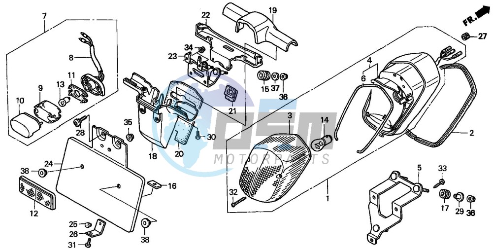 TAILLIGHT (VT750C/C2/NV750C2)