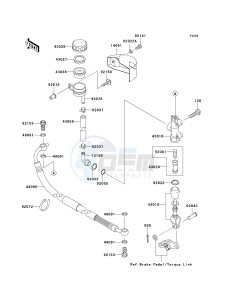 VN 1500 B [VULCAN 88 SE] (B1-B3) N8FA drawing REAR MASTER CYLINDER