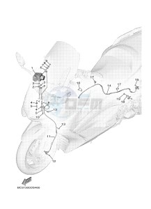 XP530E XP530E-A TMAX ABS (BV12) drawing ELECTRICAL 3