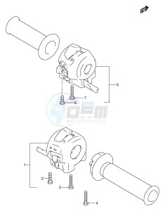 TU250X (E2) drawing HANDLE SWITCH