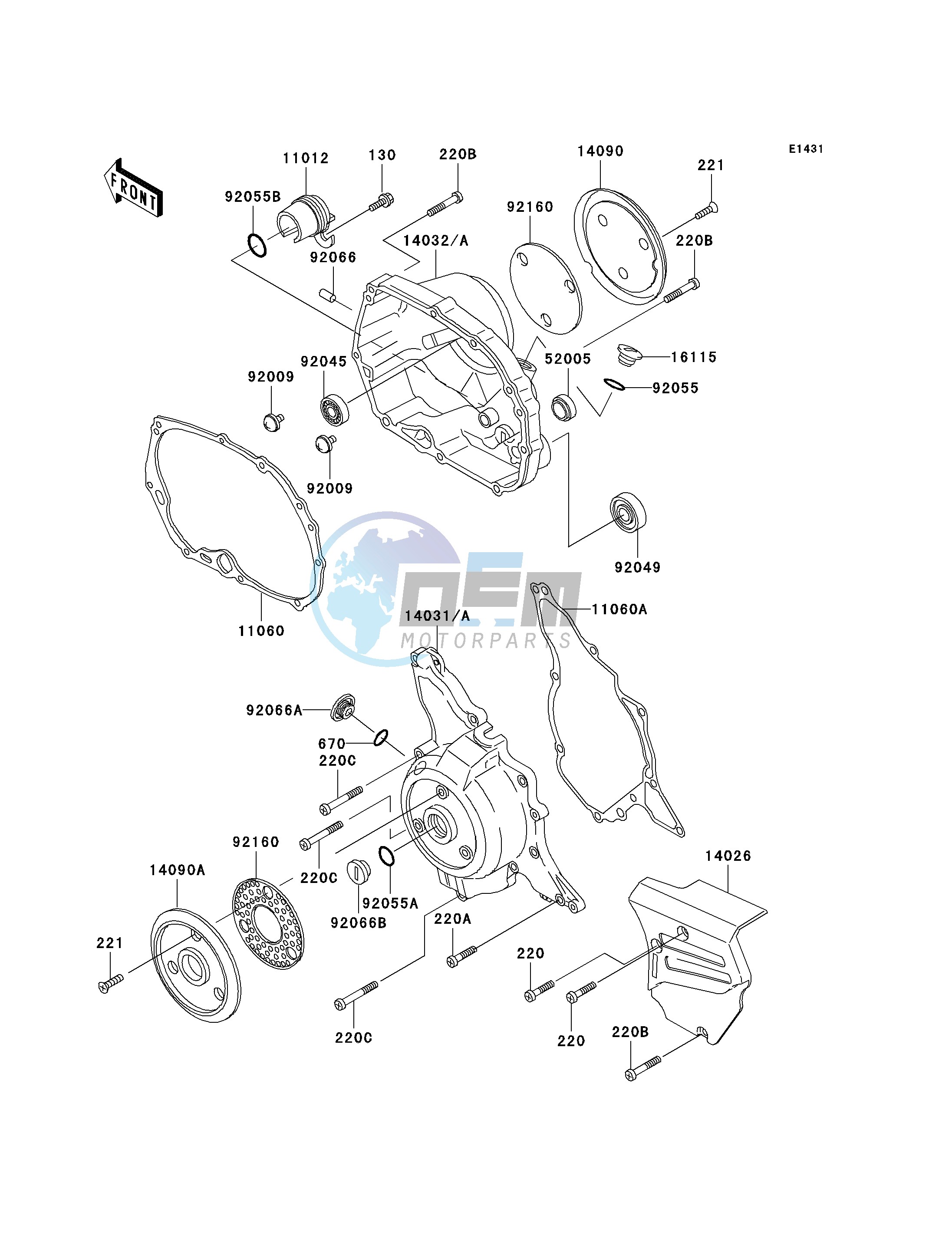 ENGINE COVER-- S- -