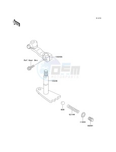 KAF 300 D [MULE 520] (D1-D2) [MULE 520] drawing GEAR CHANGE MECHANISM