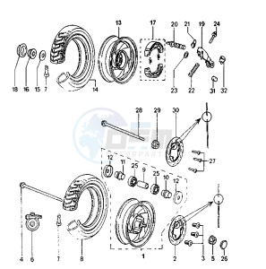 SPEEDAKE - 50 cc drawing WHEELS