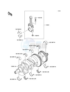 Z1000_ABS ZR1000EBF FR XX (EU ME A(FRICA) drawing Crankshaft