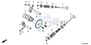 NSC50E Vision 50 - NSC50E UK - (E) drawing CAMSHAFT/VALVE