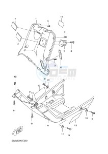 CW50 BW'S (5WWV 5WWV 5WWV) drawing LEG SHIELD