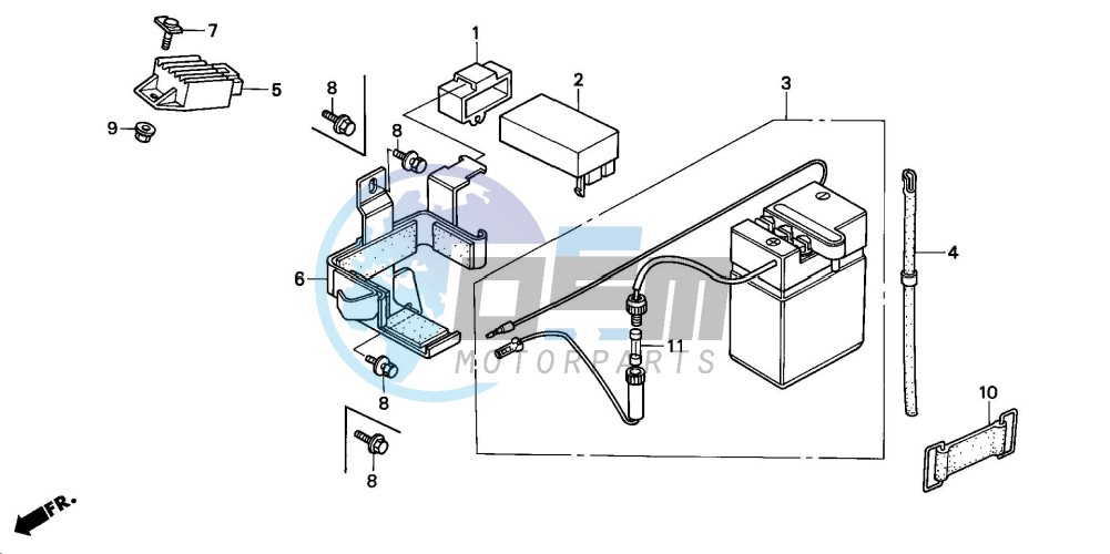 BATTERY/REGULATOR (1)