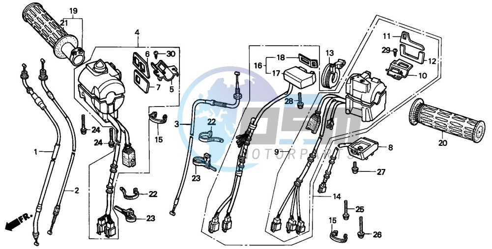 SWITCH/CABLE (GL1500AP/AR/AS/AT)