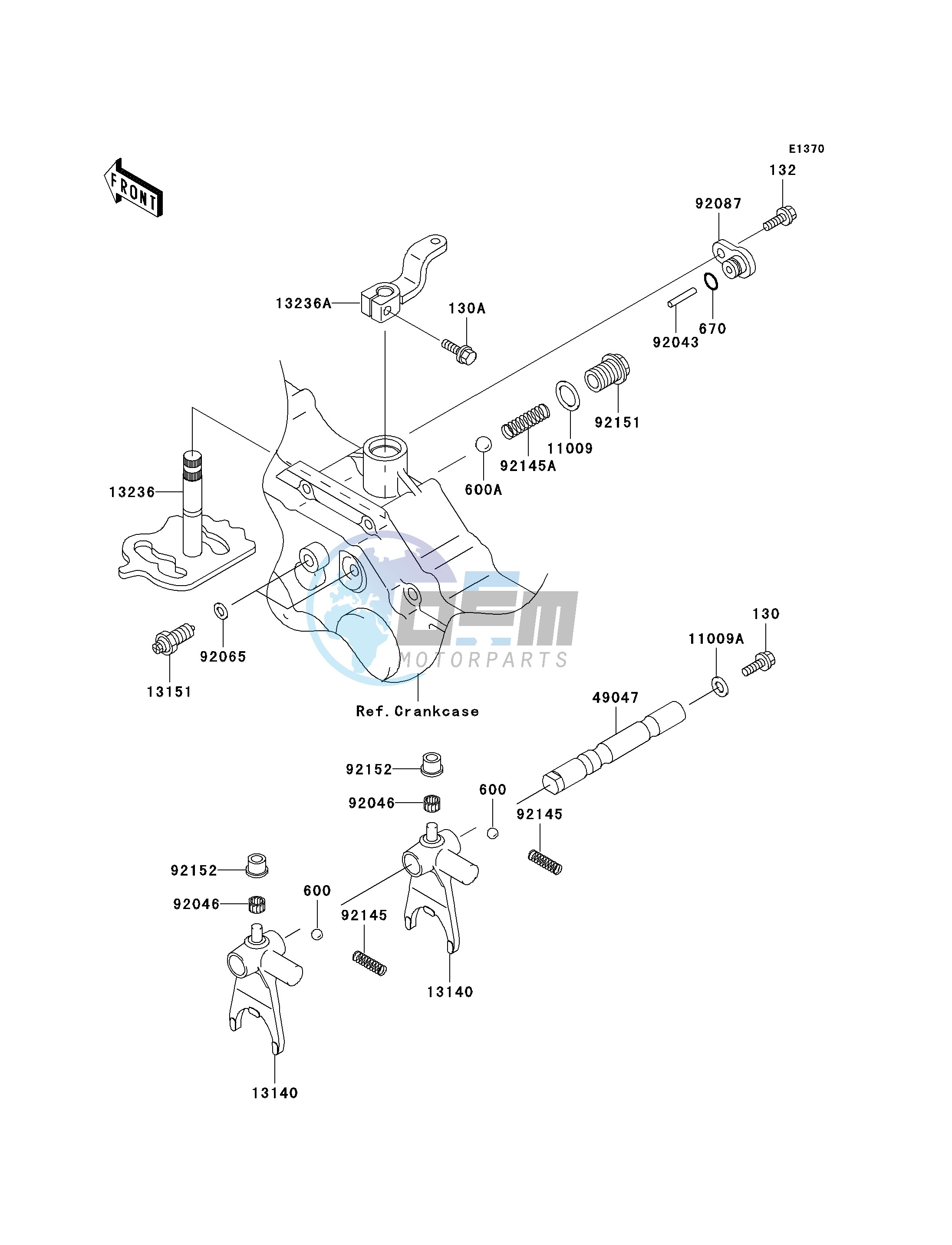 GEAR CHANGE MECHANISM