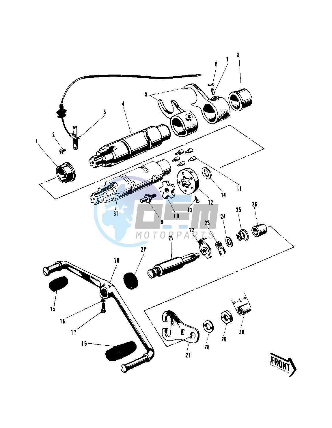 GEAR CHANGE MECHANISM