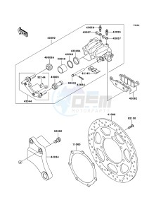 VN2000 CLASSIC VN2000H8F GB XX (EU ME A(FRICA) drawing Rear Brake