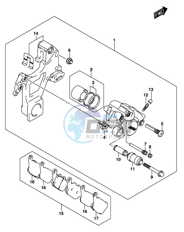 REAR CALIPER